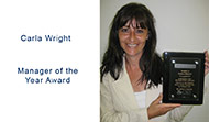 Carla Wright - Manager of the Year Award